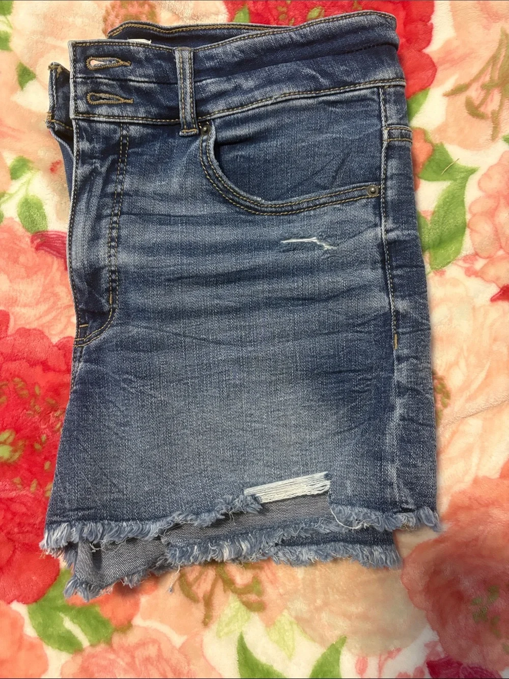 BKE high rise Denim Shorts